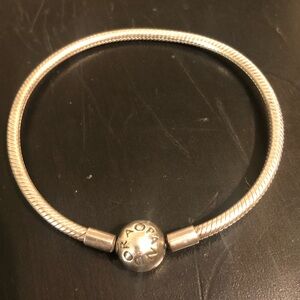 EUC Pandora Moments Snake Chain Bracelet
